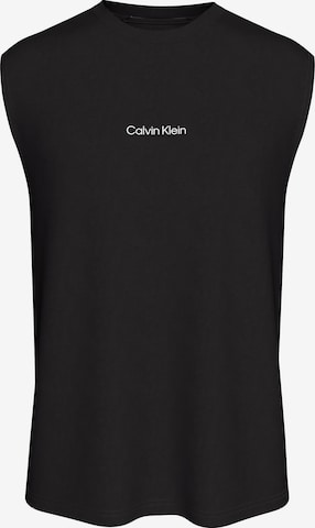 Calvin Klein Swimwear - Camiseta en negro: frente