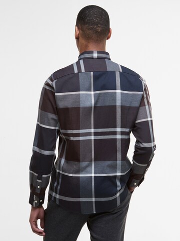 Coupe regular Chemise 'Dunoon' Barbour en marron
