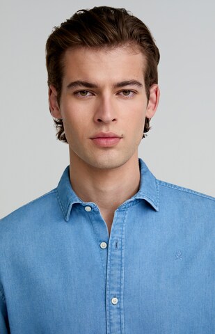 Slimfit Camicia di Scalpers in blu
