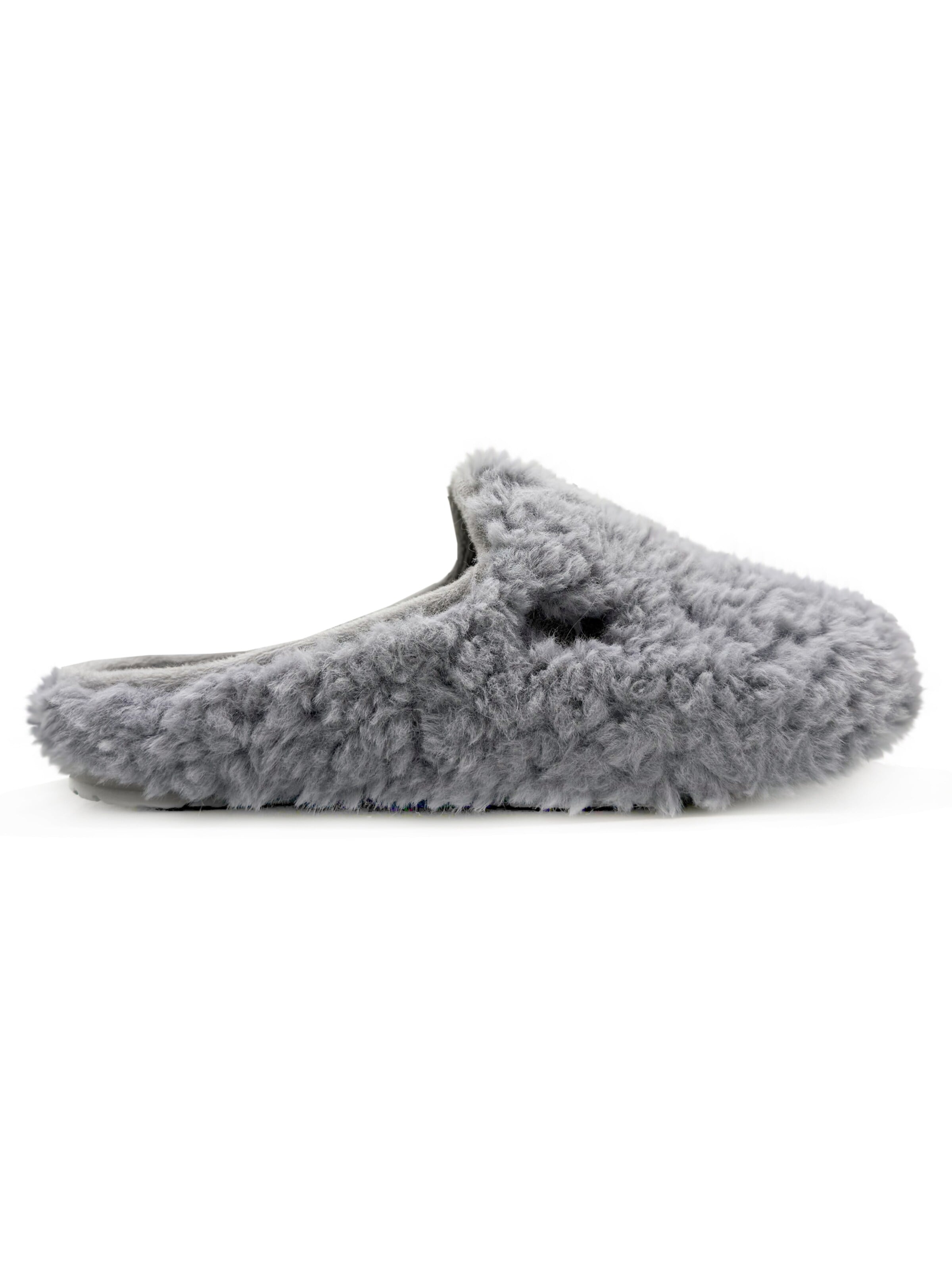 thies Mules 'thies 1856 ® Rec Fluffy Slipper' in Grey