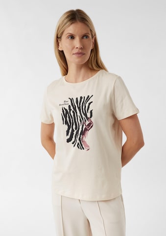 comma casual identity Shirt in Beige: front