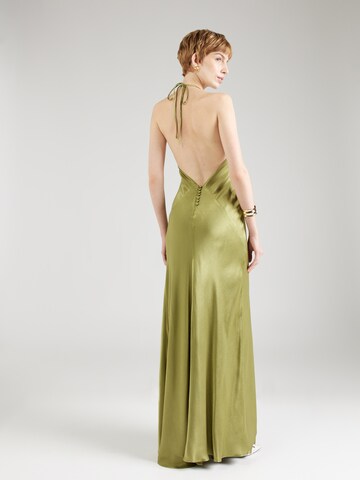 Robe de soirée 'YVE' Bardot en vert