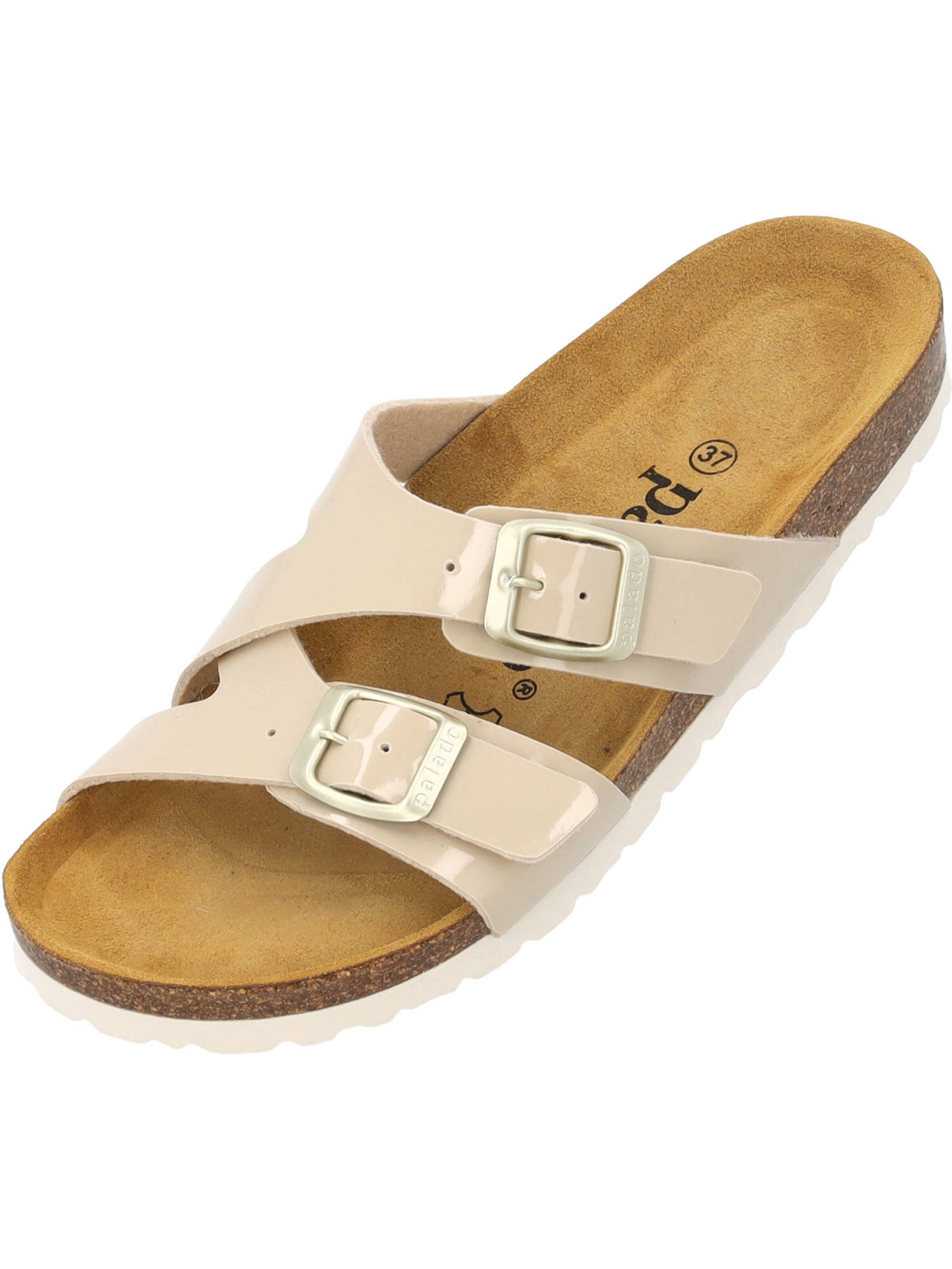 Palado Pantolette 'Arrila' in Beige: Vorderseite