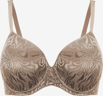 Marc & André T-shirt Bra 'CRYSTALLINE' in Beige: front