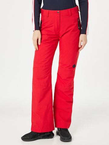 Regular Pantalon outdoor J.Lindeberg en rouge : devant