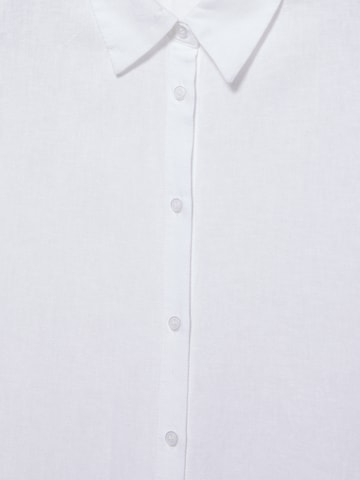 Pull&Bear Bluse in Weiß