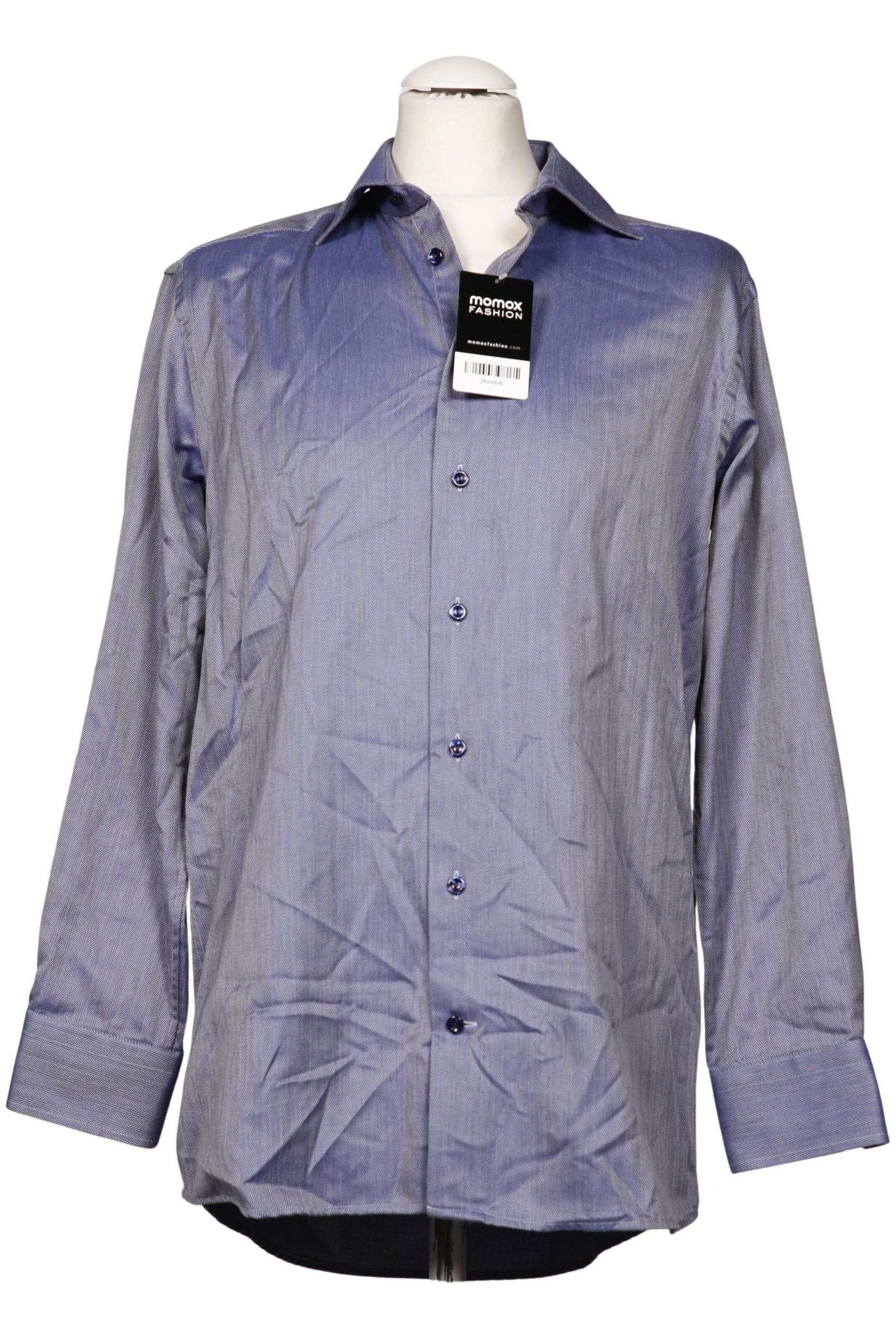 ETON Button Up Shirt in M in Blue: front