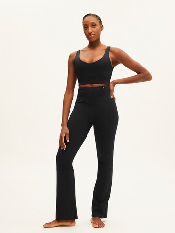 ARMEDANGELS Flared Leggings 'YAJAANA' in Black