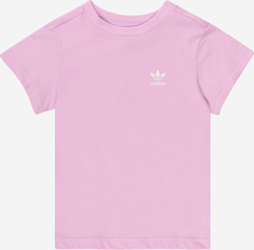ADIDAS ORIGINALS Koszulka 'Adicolor' w kolorze fioletowy: przód