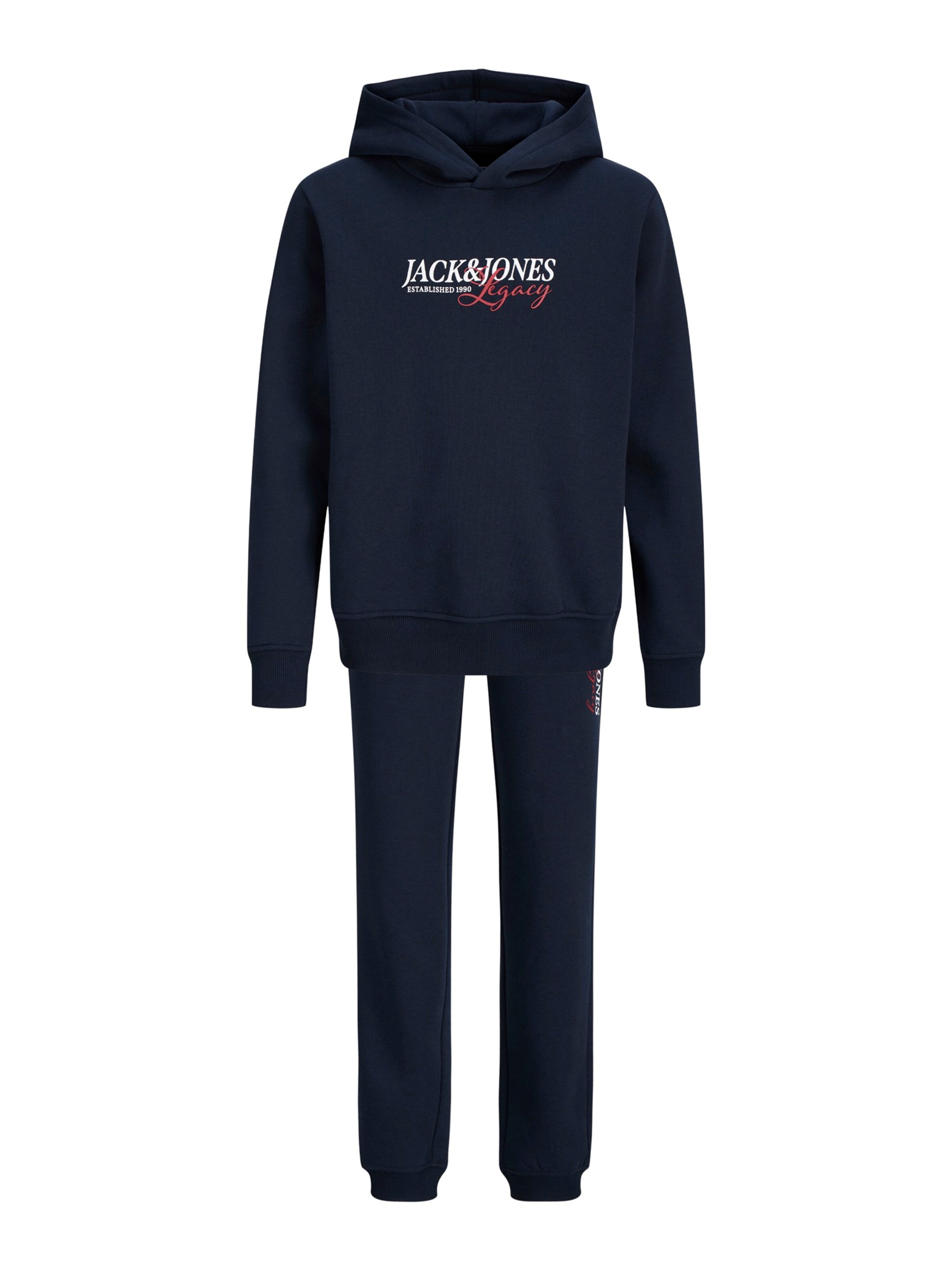 Jack & Jones Junior Joggingová souprava 'JJJADE' – modrá: přední strana