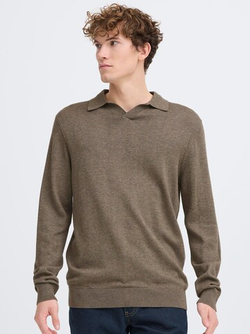 Casual Friday Strickpullover ' CFBells' in Braun