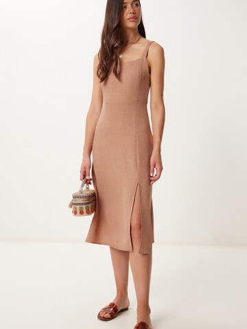 Happiness İstanbul Letné šaty - Béžová