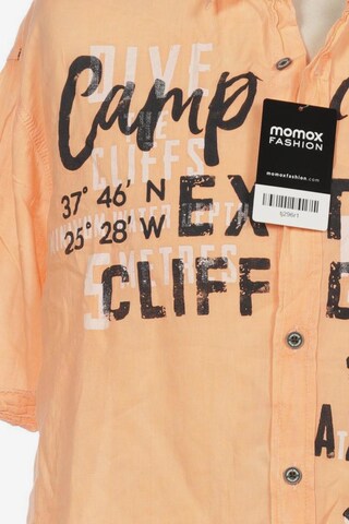 CAMP DAVID Button Up Shirt in XL in Orange