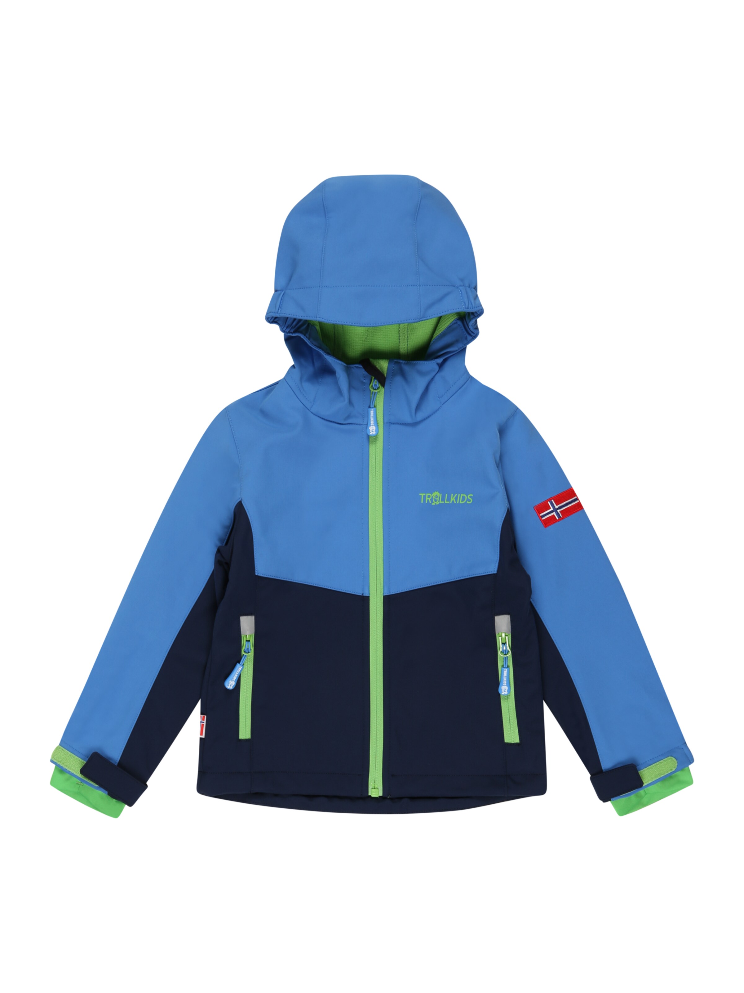 TROLLKIDS Outdoorjacke 'KRISTIANSAND' in Blau: Vorderseite