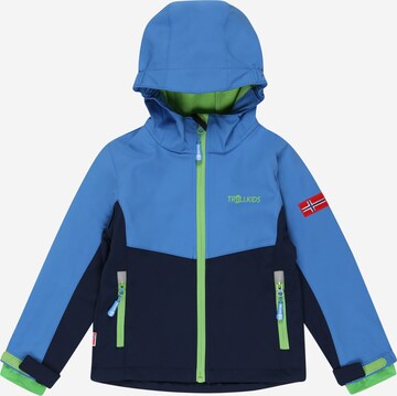 Veste outdoor 'KRISTIANSAND' TROLLKIDS en bleu : devant