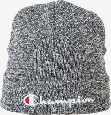 Champion Authentic Athletic Apparel Beanie in Grey: front