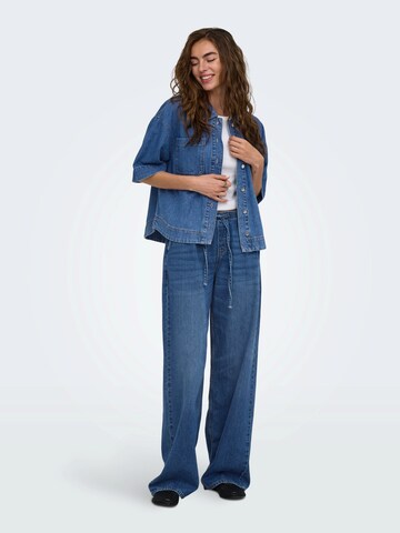 ONLY - Blusa 'ONLCLEO' em azul