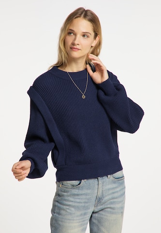 DreiMaster Vintage Sweater in Blue: front