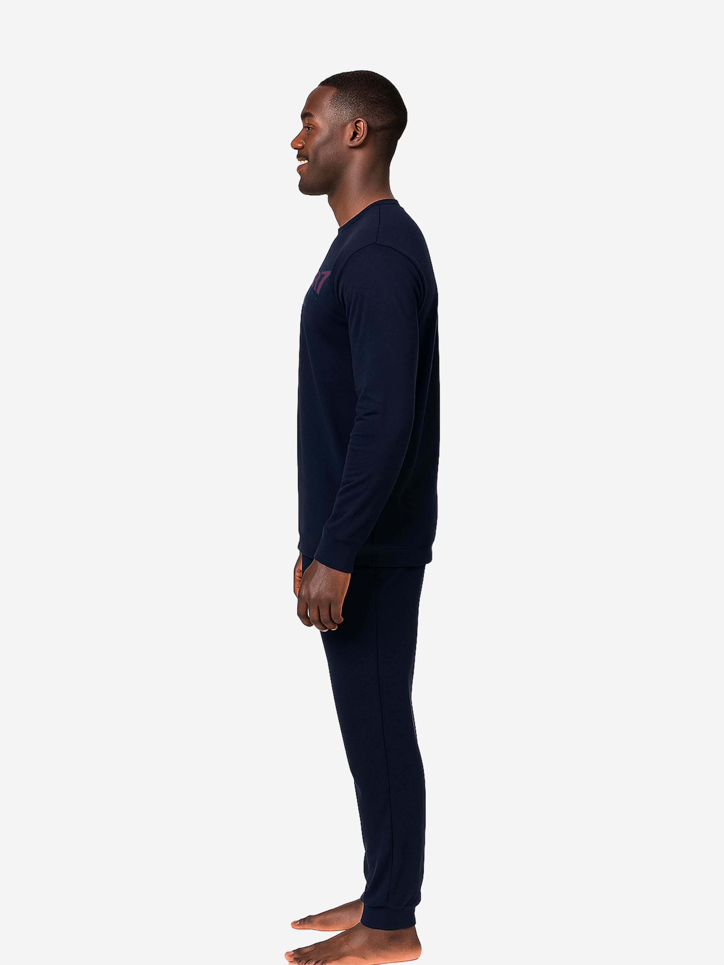 Pyjama long ' Nightwear ' CR7 - Cristiano Ronaldo en bleu