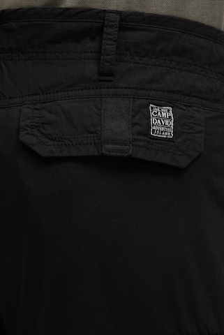 CAMP DAVID Regular Cargo Pants in Black
