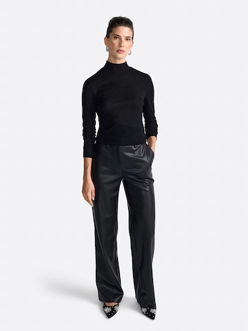 Maglietta di Rich & Royal in nero: frontale