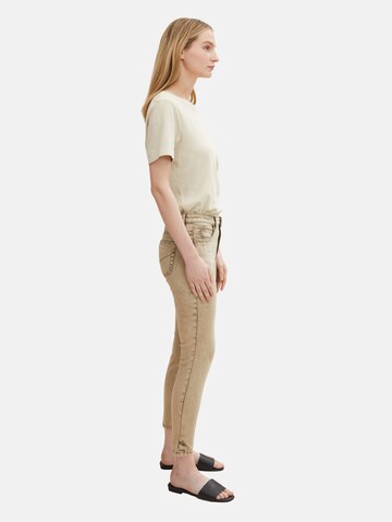 TOM TAILOR Skinny Jeans 'Alexa' in Beige