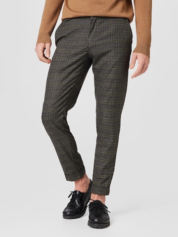 STRELLSON Regular Trousers 'Luc' in Grey: front