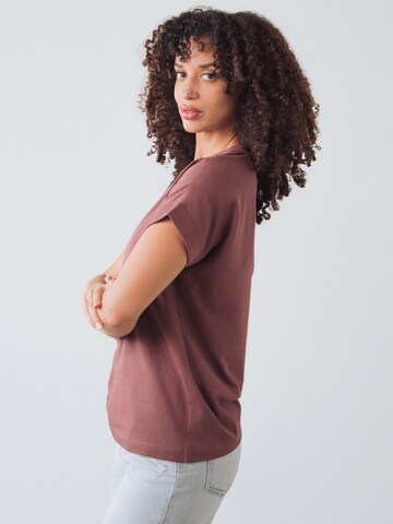 Honest Basics Shirt 'Cap Tee'‌‌‌‌‌‌‌‌‌ in Rot