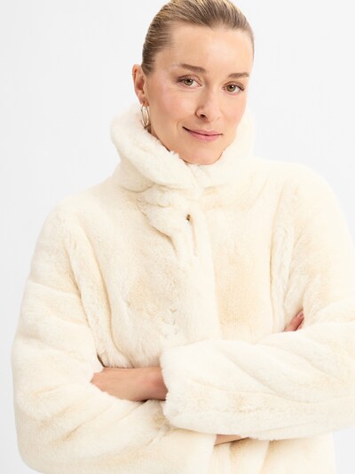 BOSS Wintermantel 'Cetedia' in ecru, Produktansicht