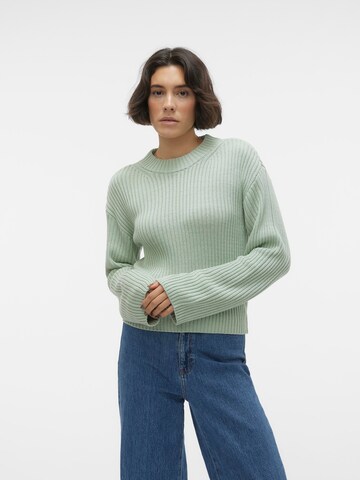 VERO MODA Sweater 'Hilde' in Green: front