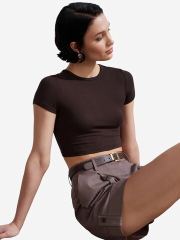 Dilvin Shirt 'T-Shirts' in Brown