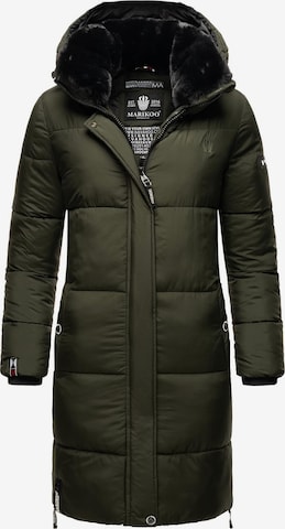 MARIKOO Winter Coat in Green: front