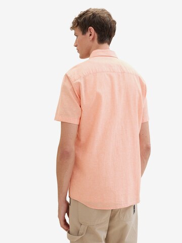 TOM TAILOR DENIM Regular Fit Hemd in Orange