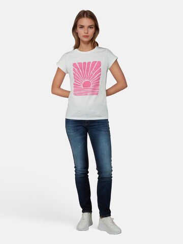 salzhaut Shirt 'Telte' in Wit