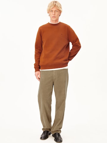 ARMEDANGELS Sweatshirt 'BAARO ' in Red