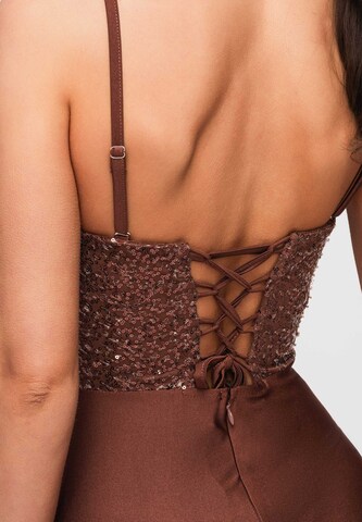 Ombre Abendkleid in Braun