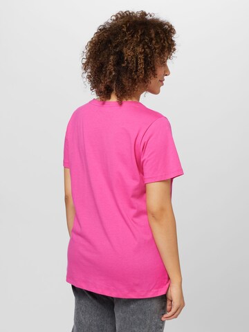 ONLY Carmakoma T-shirt 'GLAMMY' i rosa