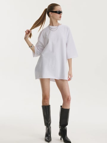 mysimplicated Oversized tričko 'Cotton T-shirt 777' – bílá