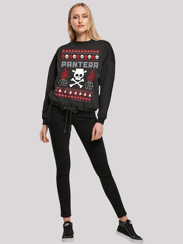 F4NT4STIC Sweatshirt 'Pantera Weihnachten Christmas' in Zwart