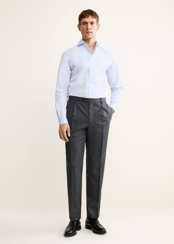 MANGO MAN Regular fit Button Up Shirt 'Roma2' in Blue