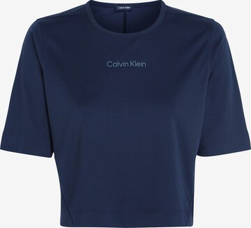 Calvin Klein Sport - Camiseta funcional en azul: frente