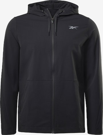 Reebok - Casaco deportivo em preto: frente