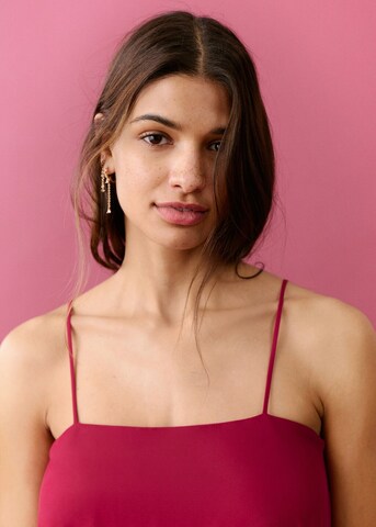 MANGO TEEN Dungarees 'Loto' in Red