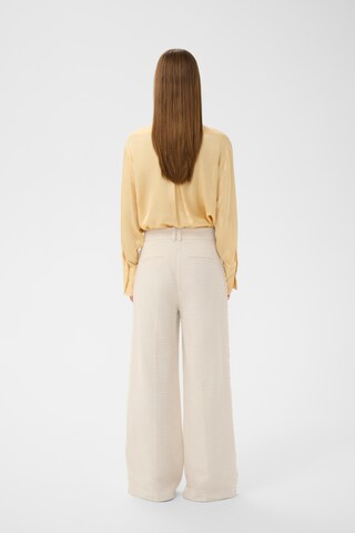 Wide Leg Pantalon 'CheyanneIW' InWear en blanc