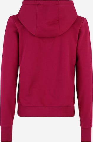 4F Athletic Zip-Up Hoodie in Pink