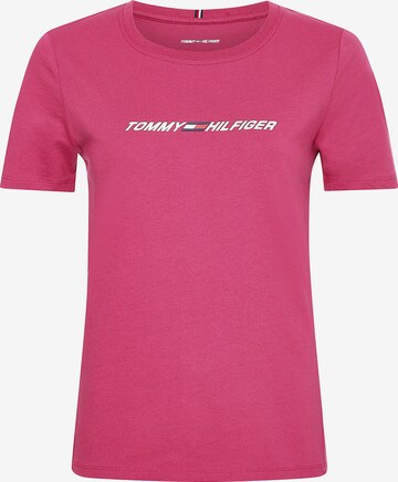 Tommy Sport Performance Shirt in Red: front