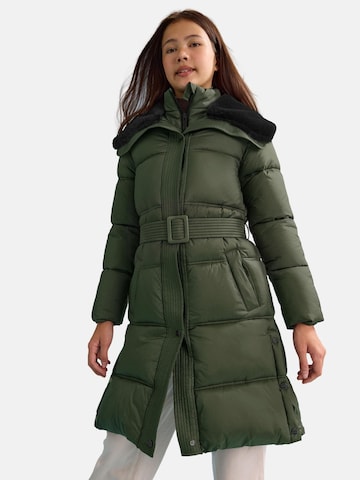 Lipsy Coat in Green: front