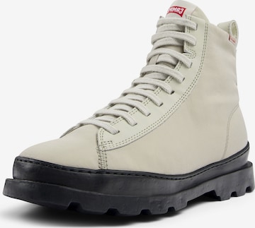 CAMPER Lace-Up Ankle Boots 'Brutus' in Grey: front