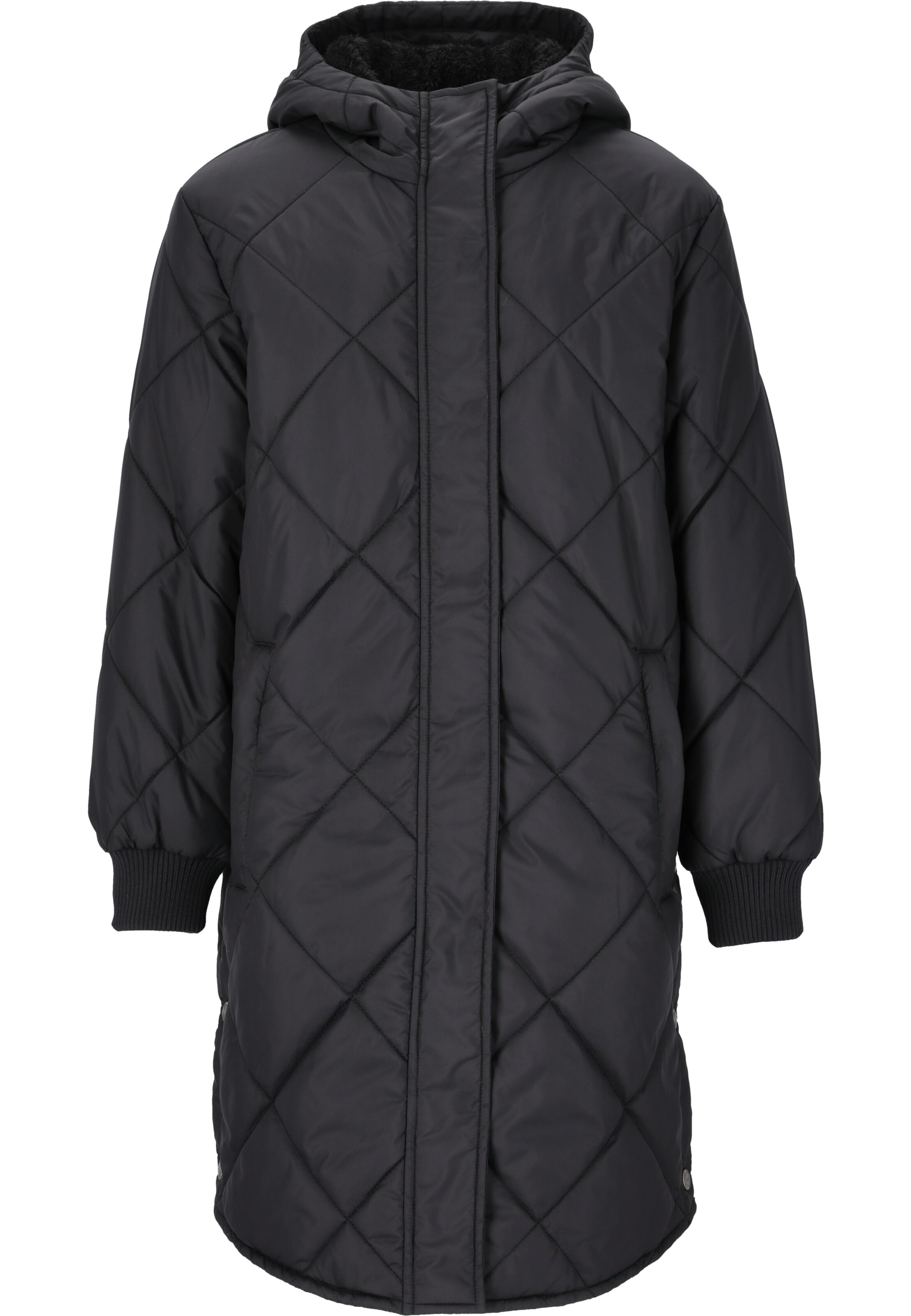 Weather Report Sportjacke 'Matilde' in Schwarz: Vorderseite