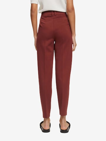 Coupe slim Pantalon ESPRIT en marron